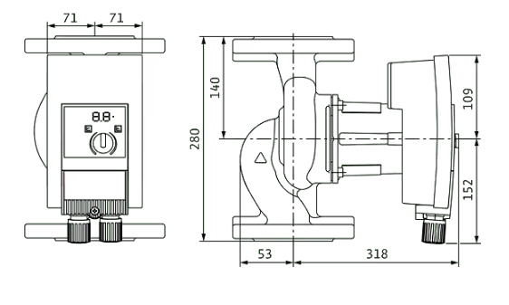 WİLO YONOS MAXO 50/0.5-9
